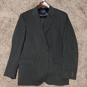 NWT Polo Ralph Lauren Charcoal Pinstripe Suit 42R 35W